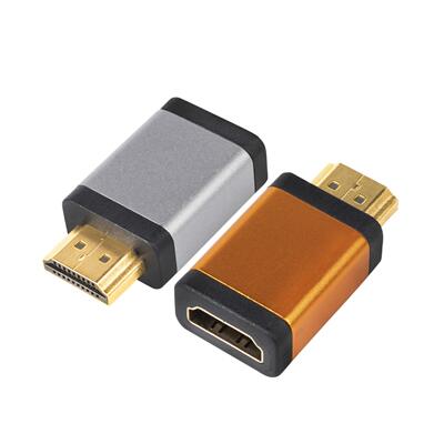180°HDMI A公转A母铝壳A款
