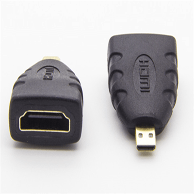 180° HDMI A母转D公（圆型）