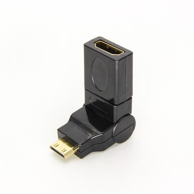 360°HDMI 母转MINI公旋转